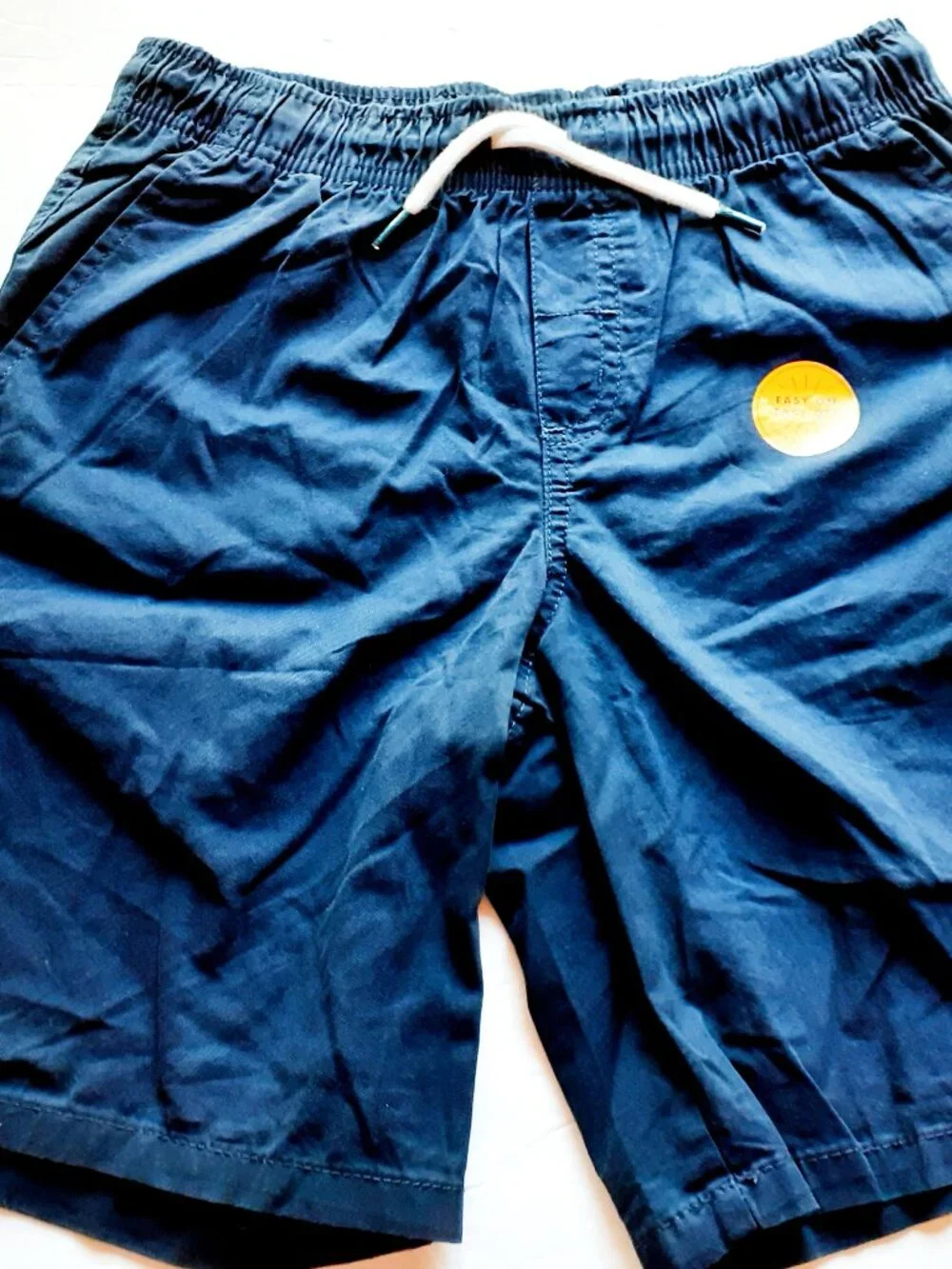 Cat & Jack Boys Shorts Navy Blue Pull On Elastic Waist Large 10-12 New